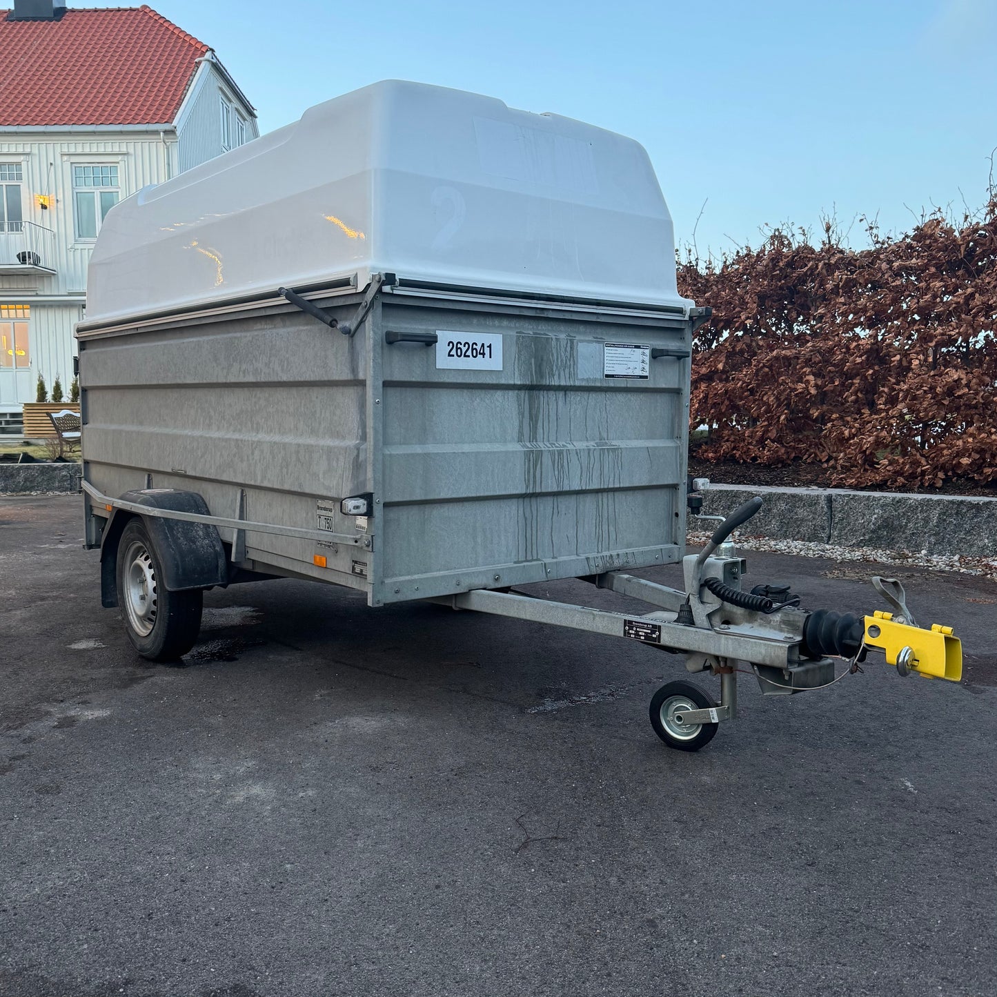 Tilhenger med kapell, 750 kg, Fregattveien