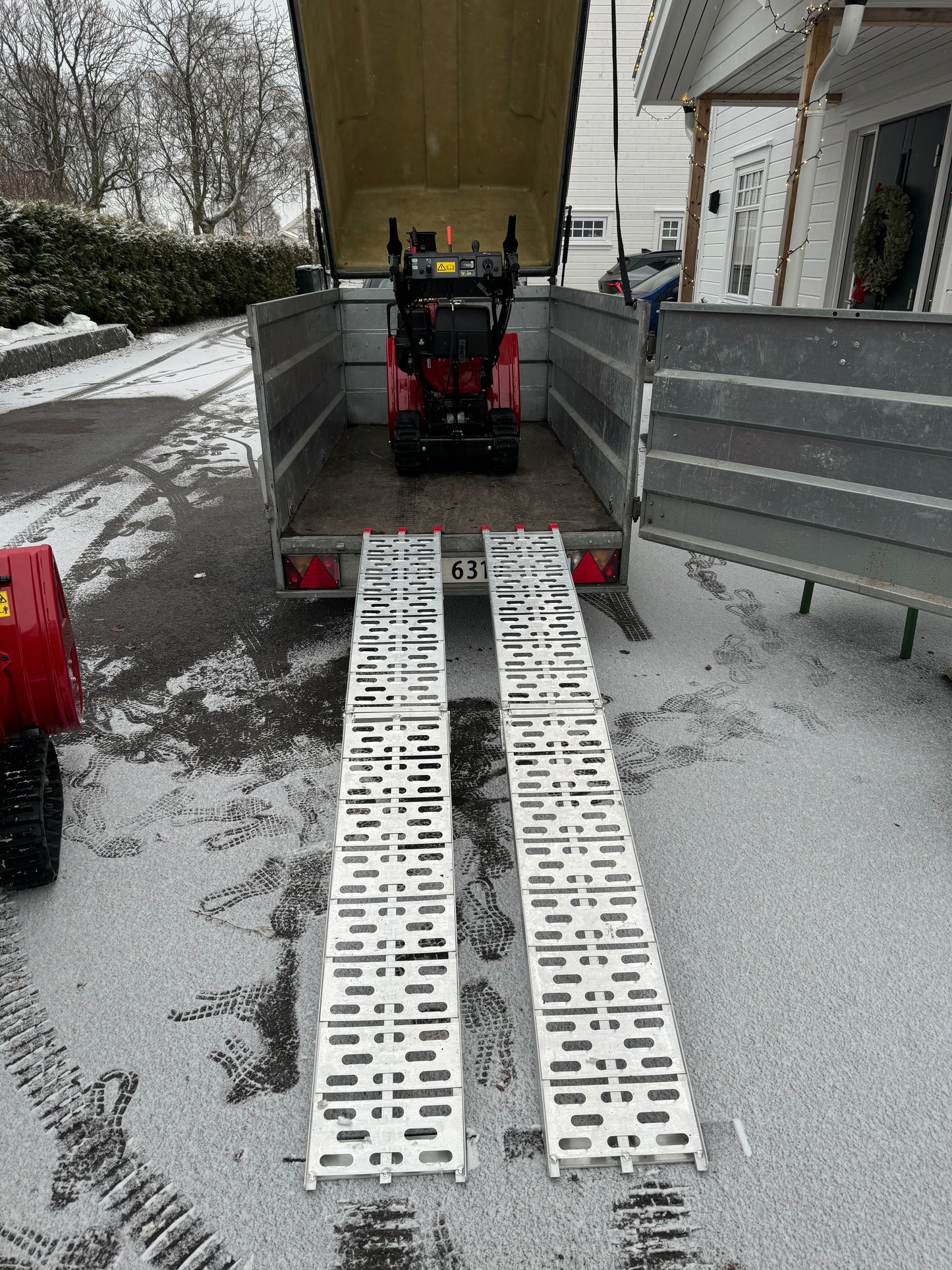 Snøfreser på henger, Honda HSS 970 AETD, Glassverksgata